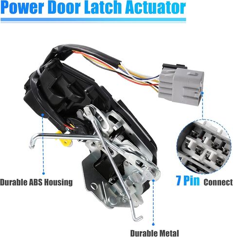X AUTOHAUX محرك تجميع محرك قفل الباب الكهربائي مع كابل 931-493 6903004010 مزلاج باب جانب الركاب الأمامي الأيمن لتويوتا تاكوما 2.4 لتر 2.7 لتر 3.4 لتر أسود in Saudi Arabia