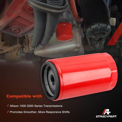 6.6 Duramax Oil Filter (5 Micron) Compatible with 2001-2019 Chevy Silverado/GMC Sierra 2500 HD 3500 HD Engine | Replaces# 114000555(Upgrade of PF2232) in Saudi Arabia