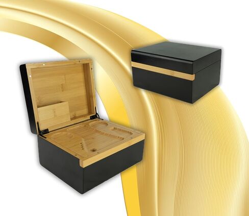 Premium Bamboo Organizer Box with Wooden Tray – Elegant, Durable & Eco-Friendly Storage Solution | Spacious Interior | Ideal for Home, Travel, or Gift Use in Saudi Arabia