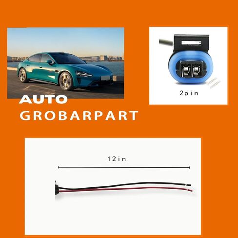 20999338 Windshield Washer Fluid Level Sensor Connector Wiring Harness Pigtail Plug Wire Fit for Chevy Avalanche Silverado Suburban 1500 2500 3500 HD 2500HD 3500HD 2006-2014 06-14 in Saudi Arabia