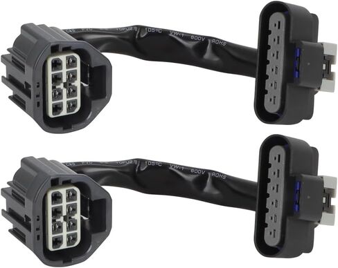 AUTOVIC 1 Pair Wiring Harness Adapter HID to Halogen Headlight for GMC Acadia HID 2007-2012 in Saudi Arabia
