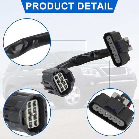 AUTOVIC 1 Pair Wiring Harness Adapter HID to Halogen Headlight for GMC Acadia HID 2007-2012 in Saudi Arabia