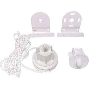 Roller Shade Clutch Repair Kit for 38 mm/1.5" Tube, Replacement Parts Set with Metal Brackets, Plastic Bead Chain and End Caps, Fits Roller Window Shades and Blackout Blinds, Easy Install in Saudi Arabia