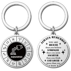 Zodiac Gifts for Men Women -12 Constellation Keychains - Zodiac Gift for All Signs in Saudi Arabia