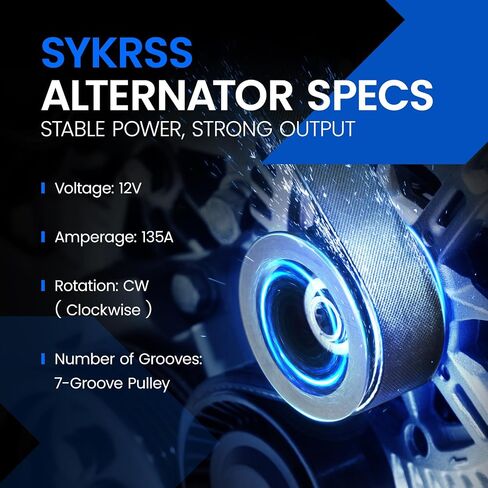 Alternator Compatible with Honda 15-19 CR-V, Compatible with Acura 16-22 ILX, 15-20 TLX, 2.4L L4, Fit for 21154 1042113470 1042113471 2100809 2905653 311005X6J01 311005X6J01RM 40052475R in Saudi Arabia