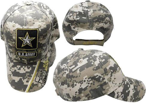 United States Army Star Camo Baseball Cap Licensed Patch Hat New US Military in Saudi Arabia