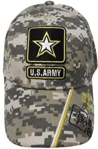 United States Army Star Camo Baseball Cap Licensed Patch Hat New US Military in Saudi Arabia