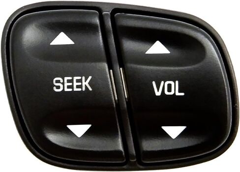 JOYTUTUS Steering Wheel Radio Control Switch Buttons fits Silverado Sierra 2003-2007, Trailblazer & Envoy 2004-2009, Tahoe & Yukon 2003-2006, Replaces OE# 21997738, 21997739, 1999442, 1999443 in Saudi Arabia