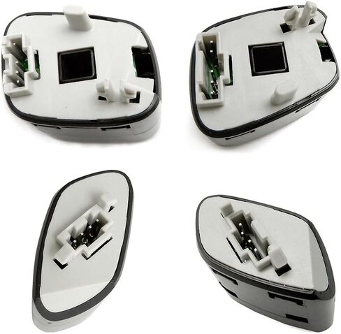 JOYTUTUS Steering Wheel Radio Control Switch Buttons fits Silverado Sierra 2003-2007, Trailblazer & Envoy 2004-2009, Tahoe & Yukon 2003-2006, Replaces OE# 21997738, 21997739, 1999442, 1999443 in Saudi Arabia