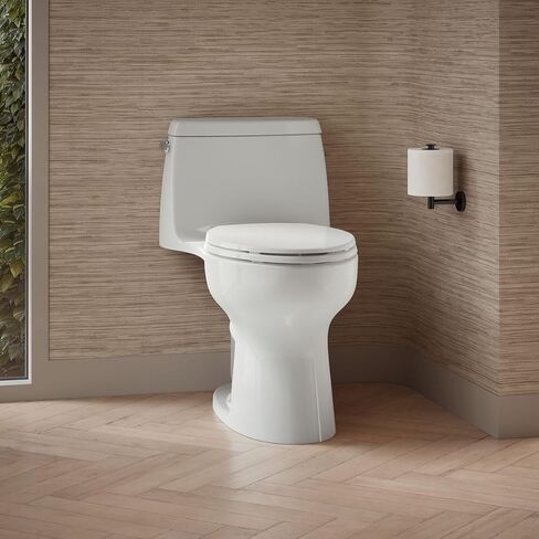 KOHLER 30812-0 Santa Rosa Continuousclean St One-Piece Compact Elongated 1.28 Gpf Toilet in Saudi Arabia