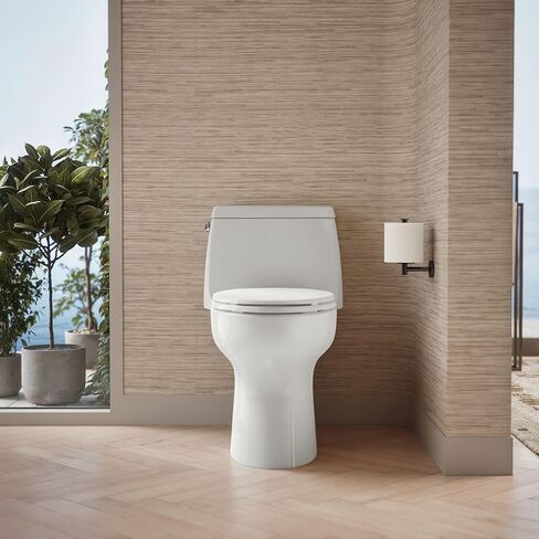 KOHLER 30812-0 Santa Rosa Continuousclean St One-Piece Compact Elongated 1.28 Gpf Toilet in Saudi Arabia