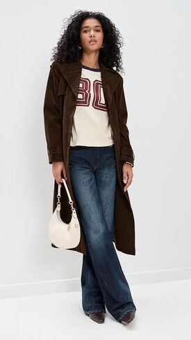 Bailey Rose Women's Faux Suede Trench in Saudi Arabia