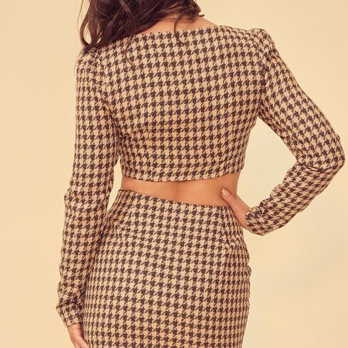 مجموعة تنورة توتال بيتي ذات نقش مربعات متطابقة in Kuwait