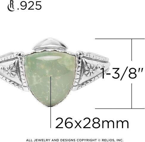 American West Jewelry Sterling Silver Gemstone Arrowhead Cuff Bracelet Size S, M, L in Saudi Arabia