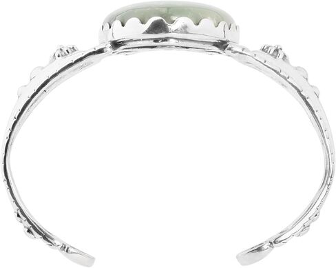 American West Jewelry Sterling Silver Gemstone Arrowhead Cuff Bracelet Size S, M, L in Saudi Arabia