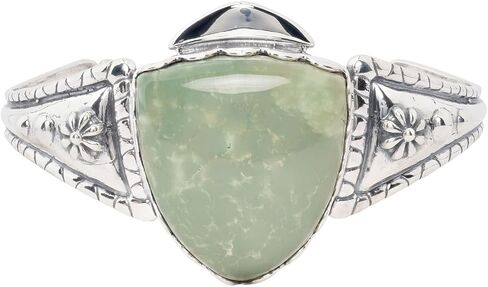 American West Jewelry Sterling Silver Gemstone Arrowhead Cuff Bracelet Size S, M, L in Saudi Arabia