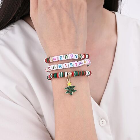 10pcs Beaded Bracelets for Teen Girls, Friendship Bracelets, Girl's Bracelets, Bracelets for Women, Beads Preppy Bracelets, Beach Bracelets for Women in Saudi Arabia