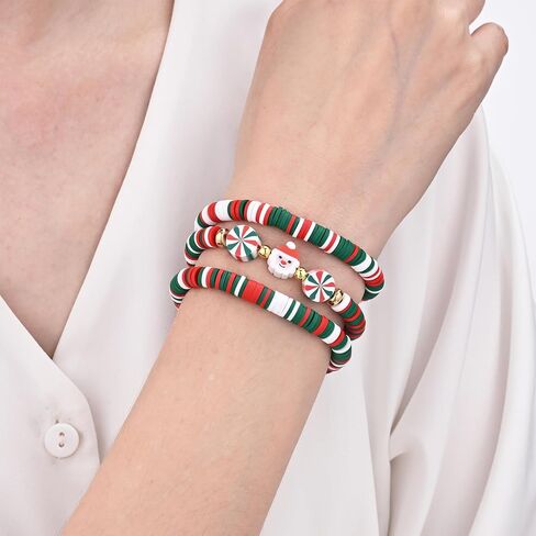 10pcs Beaded Bracelets for Teen Girls, Friendship Bracelets, Girl's Bracelets, Bracelets for Women, Beads Preppy Bracelets, Beach Bracelets for Women in Saudi Arabia