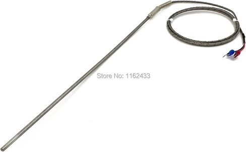 FTARP08 K نوع 1.5 متر كابل فحص معدني 300 مم مسبار مرن مغمد مستشعر درجة الحرارة الحراري WRNK-191 (قطر 1.5 مم) in Saudi Arabia