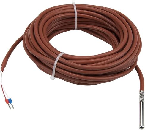 FTARP03 NTC 10m Silica Gel Cable Stainless Steel Waterproof Probe 10K Resistance RTD Temperature Sensor(3435 B 6x50mm Probe) in Saudi Arabia