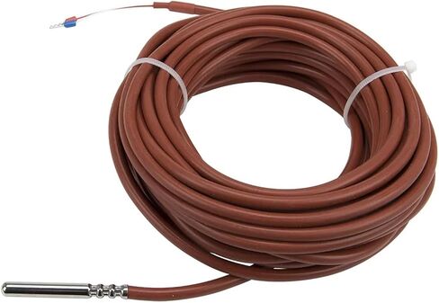 FTARP03 NTC 10m Silica Gel Cable Stainless Steel Waterproof Probe 10K Resistance RTD Temperature Sensor(3435 B 6x50mm Probe) in Saudi Arabia