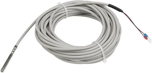 FTARP03 NTC 10m Silica Gel Cable Stainless Steel Waterproof Probe 10K Resistance RTD Temperature Sensor(3435 B 6x50mm Probe) in Saudi Arabia