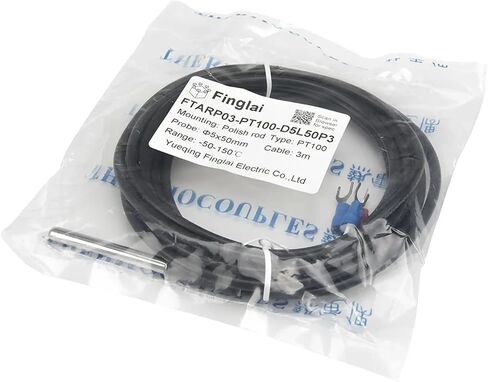 FTARP03 PT100 Cu50 مقاوم للماء نوع 3m كابل تلميع قضيب التحقيق رئيس مستشعر درجة الحرارة RTD (Cu50 6x50 مللي متر التحقيق) in Saudi Arabia
