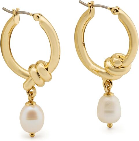 kate spade new york Ropes & Knots Pearl Drop Hoops in Saudi Arabia