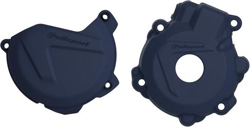 Polisport Motocross Motorcycles (MX) Engine Covers Protector Kit - for Husqvarna FE 250/350 (2014-2016), KTM EXC-F 250 (2014-2016) Dirt Bikes – OEM-Quality, Superior Fit, Enhanced Flexibility. in Saudi Arabia