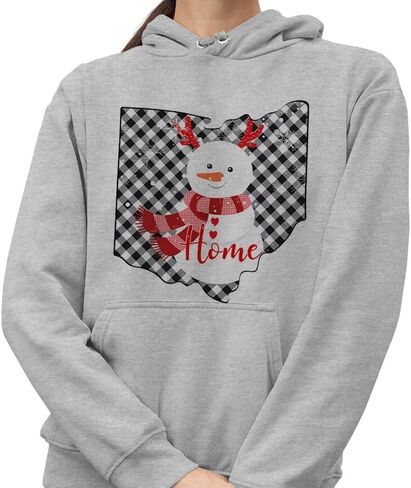 Snowman Ohio Hoodie Sweatshirt Unisex in Saudi Arabia