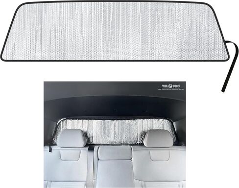 YelloPro Rear Tailgate Window Reflective Sunshade Sun Shade Custom Fit for 2022 2023 2024 2025 Hyundai Santa Cruz Truck, Sun Protection UV Reflector Accessories [Made in USA] in Saudi Arabia