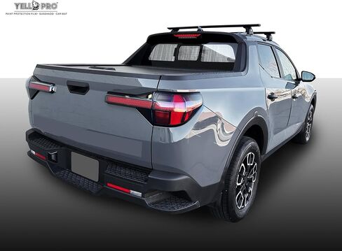 YelloPro Rear Tailgate Window Reflective Sunshade Sun Shade Custom Fit for 2022 2023 2024 2025 Hyundai Santa Cruz Truck, Sun Protection UV Reflector Accessories [Made in USA] in Saudi Arabia