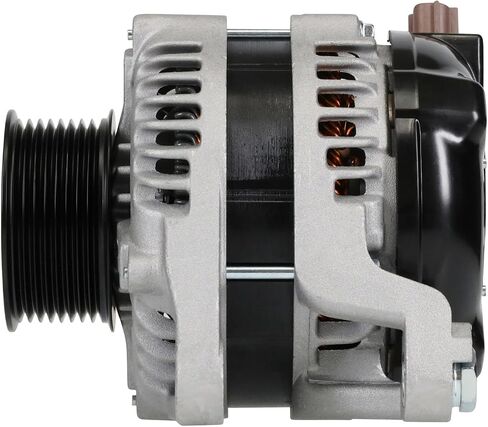 محور ديترويت - المولد لـ 2011-2022 Ford F-250 F-350 F-450 F-550 Super Duty، [150A/157A 12V] مولد مع 8 بكرة أخدود 2012 2013 2014 2015 2016 2017 2018 2019 2020 2021 استبدال in Saudi Arabia