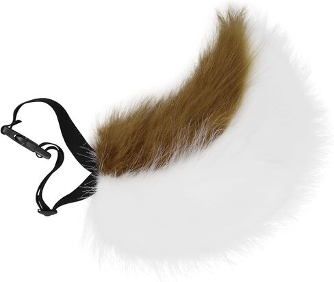 HAOAN Faux Fur Furry Animal Bunny Tail Plush for Halloween Easter Party Cosplay Costume Accessories in Saudi Arabia