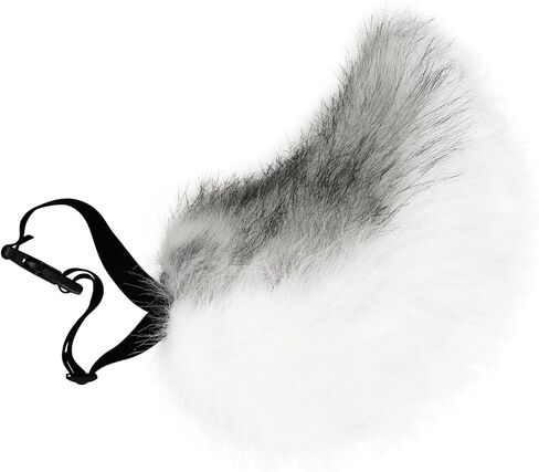 HAOAN Faux Fur Furry Animal Bunny Tail Plush for Halloween Easter Party Cosplay Costume Accessories in Saudi Arabia