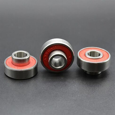 8Pcs 608 RS Bearing 8x22x7 mm ABEC-11 Integrated Spacer Bearing 608 Skateboard Longboard Bearing Bearing(8Pcs ABEC-11 Red) in Saudi Arabia