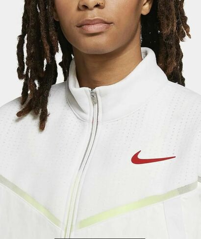 سترة Nike SPORTSWEAR WOMEN'S OLYMPICS كبيرة الحجم، أبيض، XL in Saudi Arabia