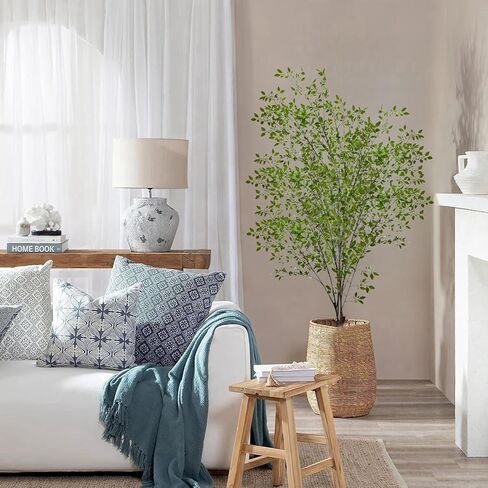 3 قطع فروع صناعية كبيرة 31.4 بوصة سقوط أوراق الأوكالبتوس الاصطناعية وهمية من البلاستيك الصناعي طويل القامة نباتات الخريف للداخلية في الهواء الطلق طاولة مركزية مدفأة الهالوين ديكور المنزل in Kuwait