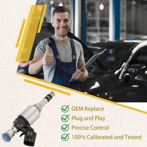 12662571 حاقن الوقود GDI 2.0L، متوافق مع/تشيفي 2.0 ماليبو إكوينوكس كامارو ترافيرس 2013-2020، متوافق مع/كاديلاك CT6 ATS CTS 2014-2019 |6 فتحات| |مجموعة من 4| in Saudi Arabia