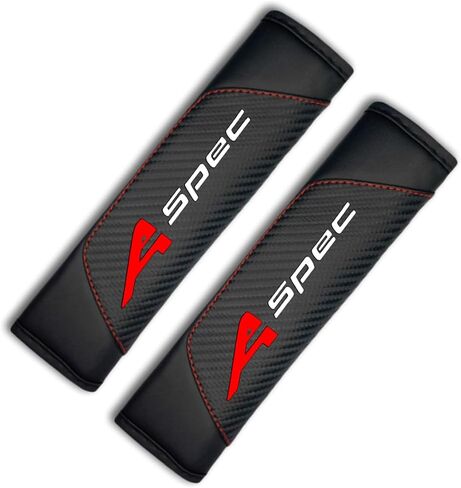 2Pcs Carbon Fiber Leather Seat Belt Cushions Shoulder Pad Soft for Honda CR-V Accessories,Car Seat Belt Pads Safety Belt Cover Pad (for CRV) in Saudi Arabia