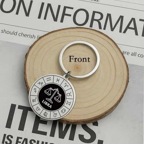 Zodiac Gifts for Men Women -12 Constellation Keychains - Zodiac Gift for All Signs in Saudi Arabia
