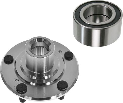 DTA Front Wheel Hub Wheel Bearing Kit Left or Right Compatible with Honda Civic 2012 2013 2014 2015 DX EX GX LX; Excludes Si, Excludes EXL in Saudi Arabia