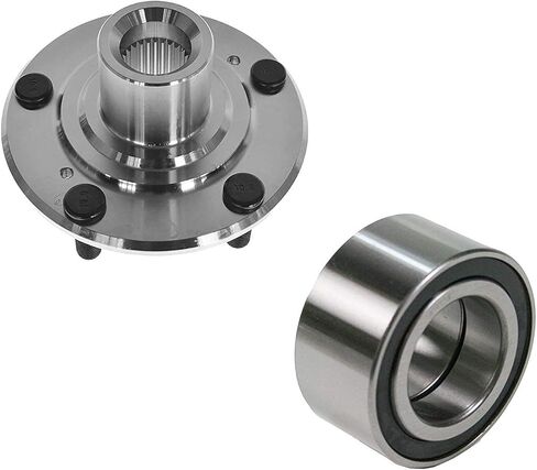 DTA Front Wheel Hub Wheel Bearing Kit Left or Right Compatible with Honda Civic 2012 2013 2014 2015 DX EX GX LX; Excludes Si, Excludes EXL in Saudi Arabia