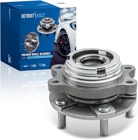 محور ديترويت - محور محمل العجلة الأمامية AWD لسيارة INFINITI EX35 EX37 FX35 FX45 FX50 G25 G35 G37 M35 M37 M45 M56 Q40 Q50 Q60 Q70 QX50 QX70، استبدال محمل العجلة والمحور in Saudi Arabia