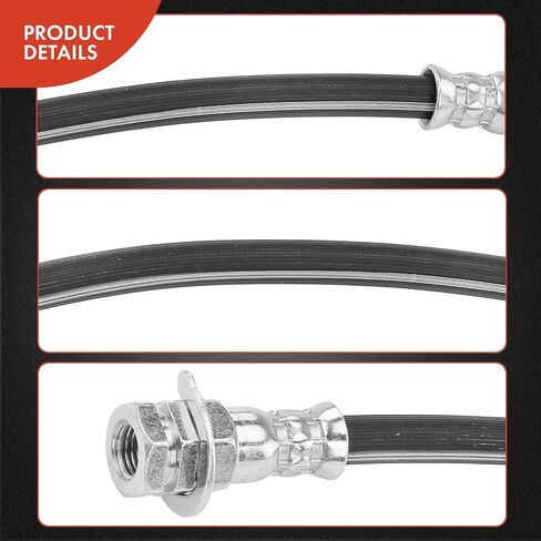 A-Premium Rear Driver and Passenger Brake Hydraulic Hose Compatible with Ford Models - E-450 Super Duty 2003 2004 2005 2006 2007 - Replace# 6C2Z2267MR(Pack of 2) in Saudi Arabia