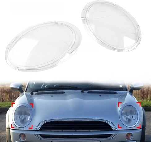 Left Right Car Headlight Clear Lens Lampshade Shell Cover Compatible For BMW MINI R50 R52 R53 Mk1 2001-2006 Headlamp Cover Lampshade(1pcs Right Side) in Saudi Arabia