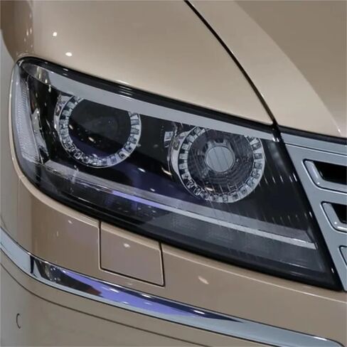 متوافق مع VW Phaeton 2011 2012 2013 2014 2015 غطاء قناع المصباح الشفاف عاكس الضوء للمصابيح الأمامية وغطاء عدسة شبكي (2 قطعة يسار ويمين) in Saudi Arabia