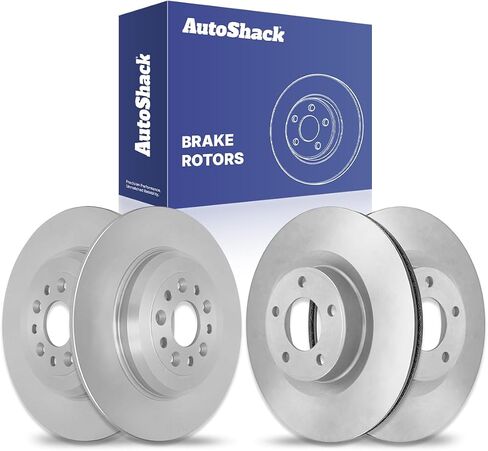 AutoShack Front & Rear Brake Rotors | Replacement For 2011-2014 Ford Edge 2011-2015 Lincoln MKX 2.0L 3.5L 3.7L V6 AWD FWD | 4-PC Set in Saudi Arabia