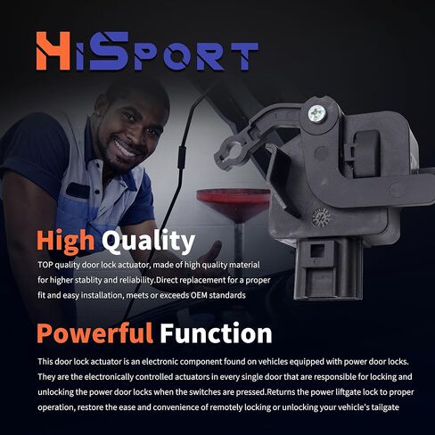 HiSport 746-260 Trunk Latch Tailgate Door Lock Actuator Compatible with Jeep Grand Cherokee 4.0L 4.7L 1999 2000 2001 2002 2003 2004 Replacement for 746260 5018479AA 5018479AB 5086388AA SK746260 in Saudi Arabia
