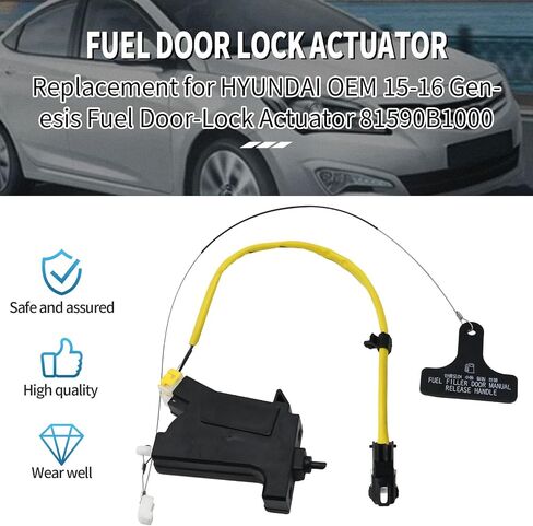 Anxingo 81590B1000 Fuel Door Lock Actuator Replacement for Genesis Sedan G80 2014 2015 and More in Saudi Arabia